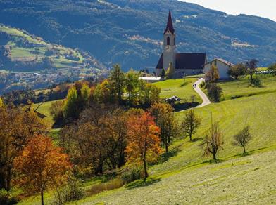 The Eisack Valley in autumn