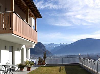 Haus Elefant with a view on the mountains