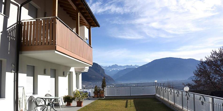 Haus Elefant with a view on the mountains